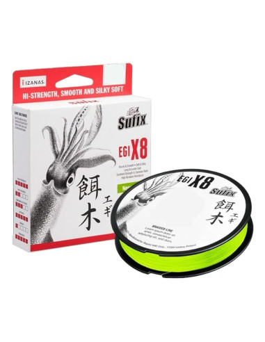Sufix Egi X8 0.148mm 150m Neon Chatreuse