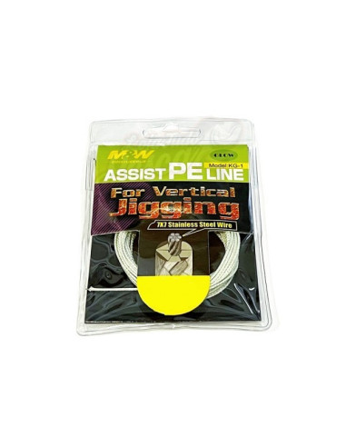 M&W Assist PE Line (KG-1) Glow 100lb 4m
