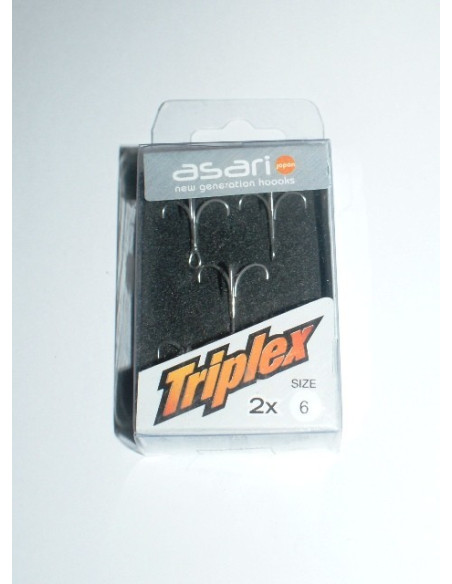 Anzol Asari Triplex 2x N6