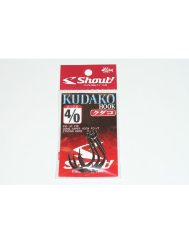 Shout Kudako Hook Black N4/0