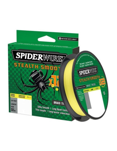 Spider Wire Stealth Smooth X8 0.23mm 150m Hi-Vis Yellow