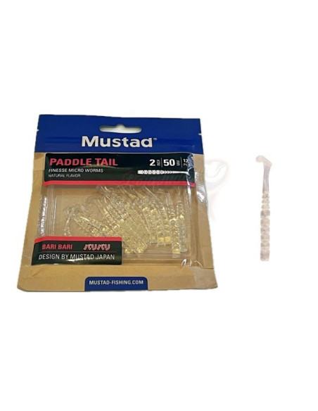 Mustad Aji Worm Paddle Tail 2inch (5cm) Cor: 009