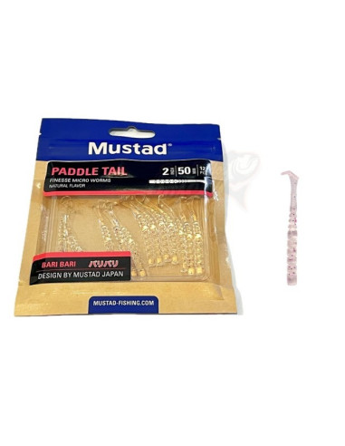 Mustad Aji Worm Paddle Tail 2inch (5cm) Cor: 012