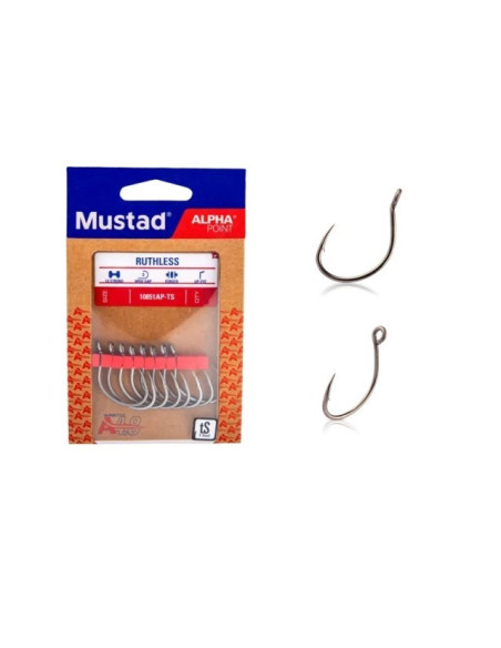 Mustad 10851AP-TS Ruthless Eyed Nº1