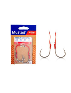Mustad A-Assist6 Hoodlum Speed Single Nº4/0