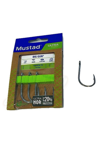 Mustad Ref:10829UN-TS Big Gun Nº1/0