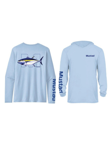 Blusa C/ Capuz Mustad Tuna Longsleeve UV Tam. 3XL