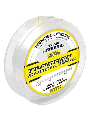 Asso Taper Shock Leader 0.18-0.50mm 10x15m