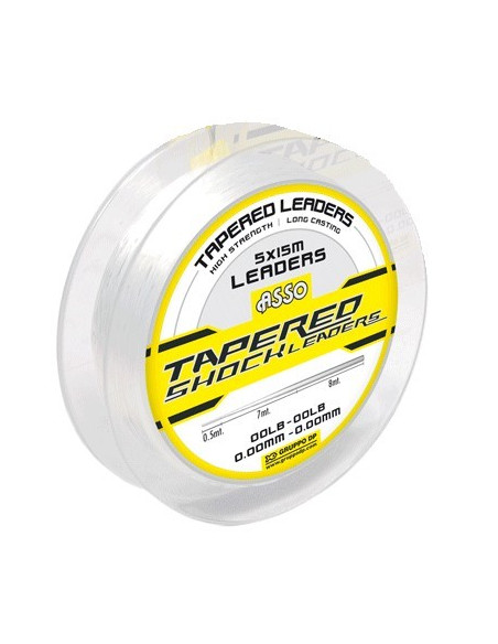 Asso Taper Shock Leader 0.18-0.50mm 10x15m