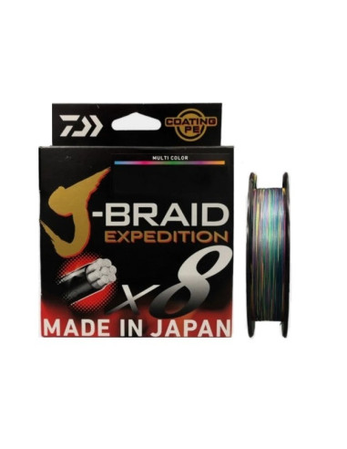 Daiwa J-Braid Expedition 0.20mm 150m Multicolor