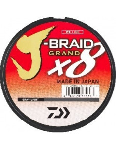 Daiwa J-Braid Grand x8 0.18mm 135m Gray Light