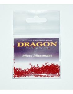 Micro Missangs Dragon Vermelhas