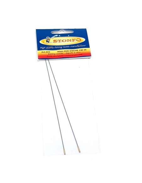 Agulha Stonfo 20cm 2uni fina