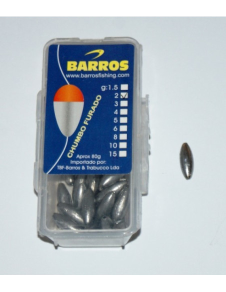 Chumbo Furado Barros (oval) 2gr
