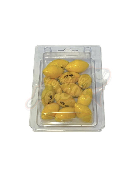 Olivas Plastificadas 40gr 500gr Amarelo