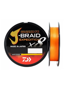 Daiwa J-Braid Expedition 0.18mm 150m Smash Orange
