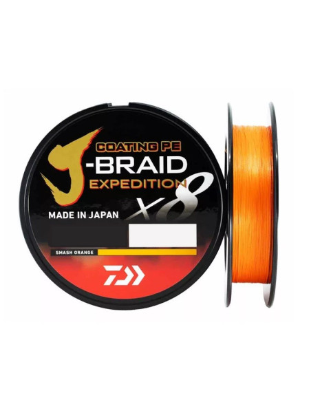 Daiwa J-Braid Expedition 0.18mm 150m Smash Orange