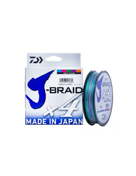 Daiwa J-Braid X4 0.25mm 500m Multi Color