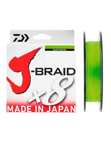 Daiwa J-Braid x8 0.24mm 150m Chartreuse