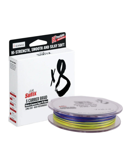 Sufix X8 0.185mm 300m Multicolor