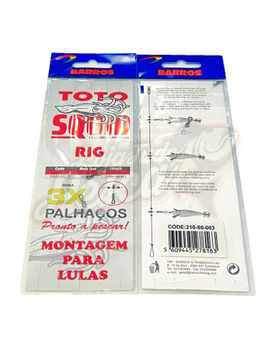 Montagem Lulas Barros Toto Squid Rig 3X