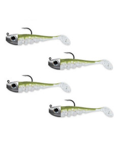 Delalande Toupti Shad 3cm 2gr Cor:115 (Sky Green)