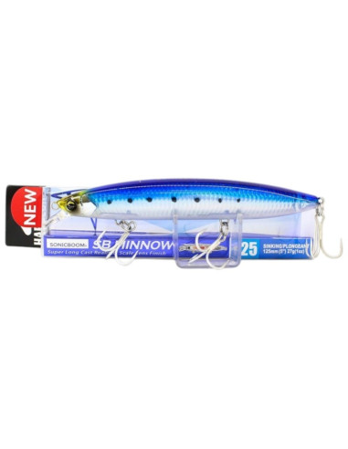 Hardcore F1267 Sonic Boom Minnow 125S Cor: HIW