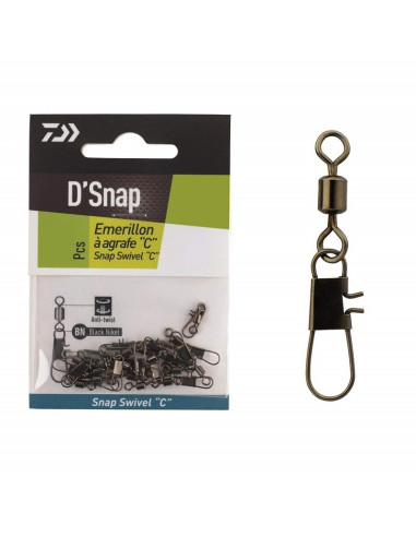 Daiwa Micro Snap Swivel "C" Nº10