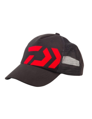 Boné Daiwa Trucker Preto/Vermelho