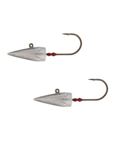 Cabeçote Daiwa Jig Head Darting 2 17g Silver Glit.