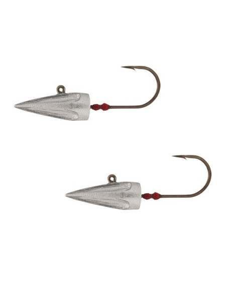 Cabeçote Daiwa Jig Head Darting 2 17g Silver Glit.