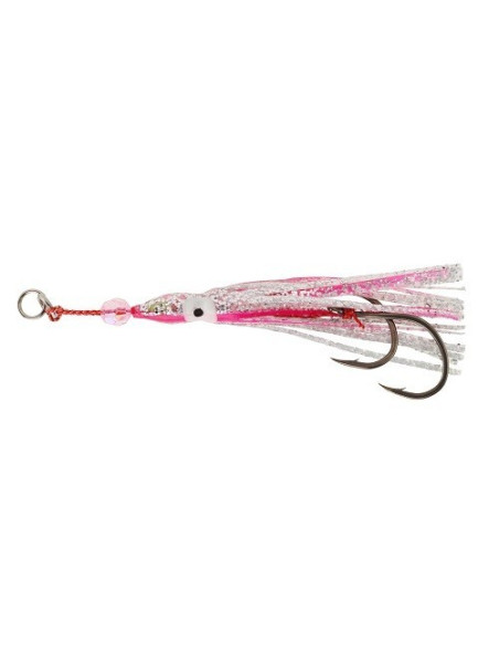Polvo Daiwa 3.0 C/Assist Hook 5/0 SP-Silver Pink White