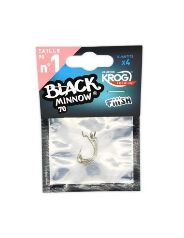 Anzol Fiiish Krog Premium Black Minnow 70