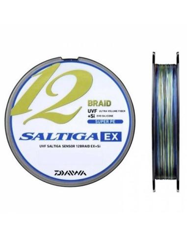 Daiwa Saltiga EX 12 Braid 0.16mm 600m Multicolor