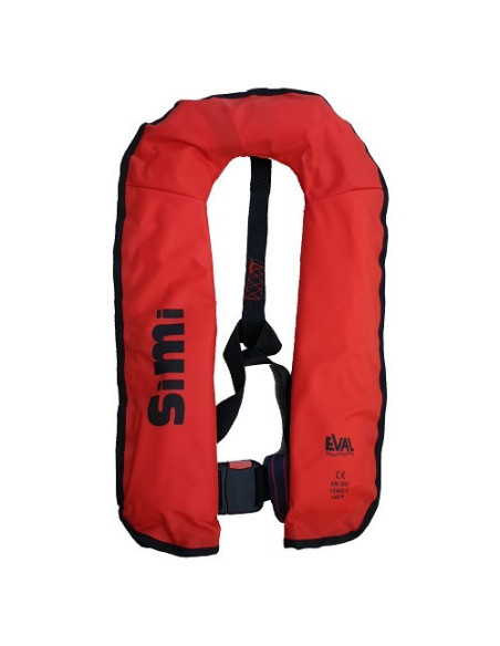 Colete Salva-Vidas Insuflável SIMI Automático Vermelho 150NW