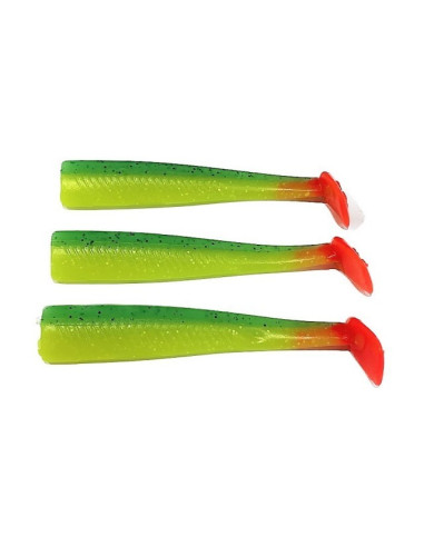 GT-Bio Roller Shad 165mm 3xCorpos Orange Tail UV