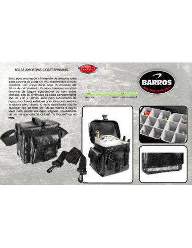 BOLSA AMOSTRAS BARROS COAST SPINNER