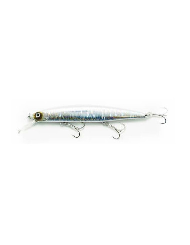 Bassday Mogul Minnow 130SP Cor: FL-485 (Silver Magma)