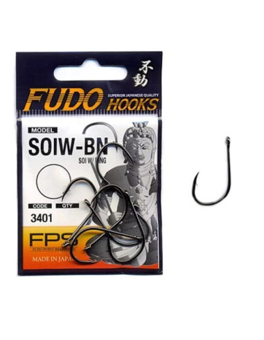 Fudo Hooks Soi Ring 3401BN Nº6/0