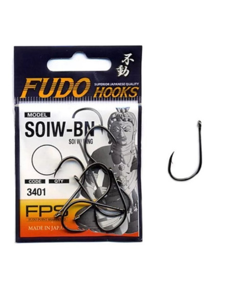 Fudo Hooks Soi Ring 3401BN Nº7/0