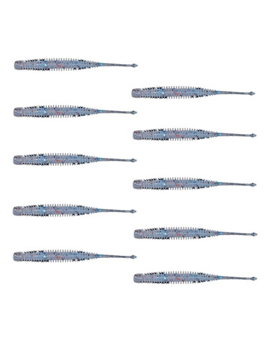 Geecrack PikuPiku Pintail 2.5 Cor: S505 (Ebi Shirasu Glow)