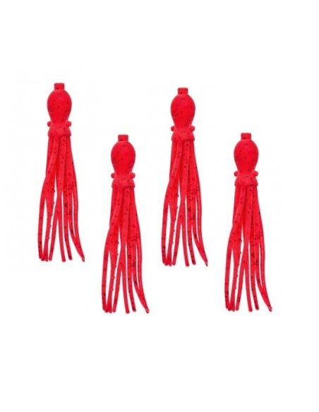 Nikko Octopus 4.5 Cor:451 UV Red Black Glitters (4pcs)