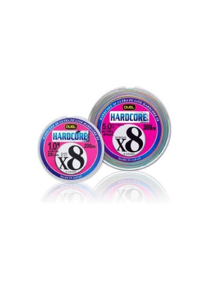 Duel Hardcore X8 X-Fight 1.5 0.209mm 200m MultiColor