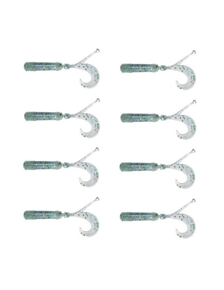 Hayabusa FS305 Aji Clue Double Tail 1.9 Cor: #8