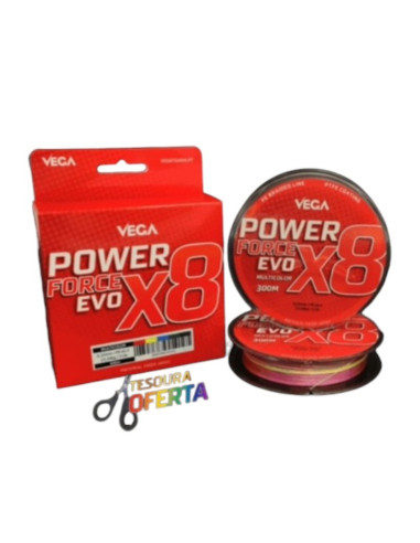 Vega Power Force EVO X8 0.25mm 300m Multicolor