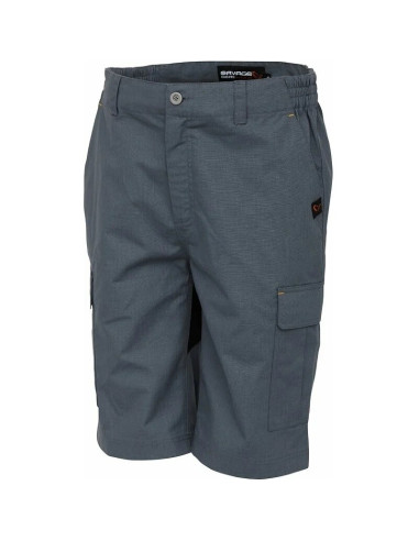 Savage Gear Fighter Shorts Tam. XXL Castlerock Grey