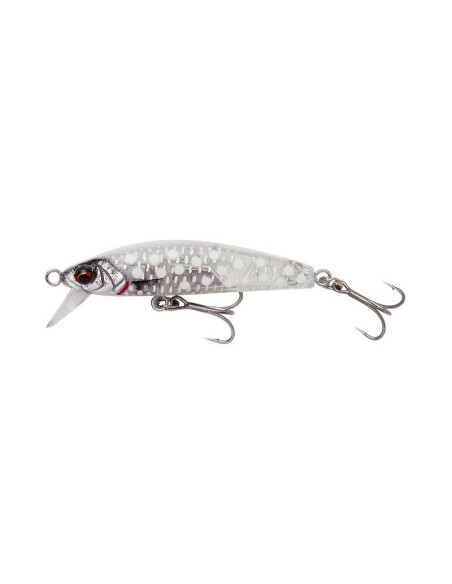 Savage Gear Gravity Minnow 5cm 4.3g S Crystal White Glow