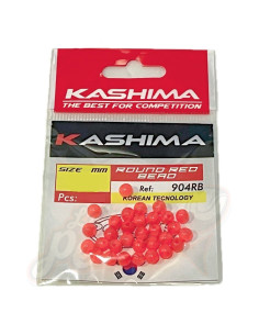 Missanga Kashima Round Red Bead 904RB Tam. 5.0mm