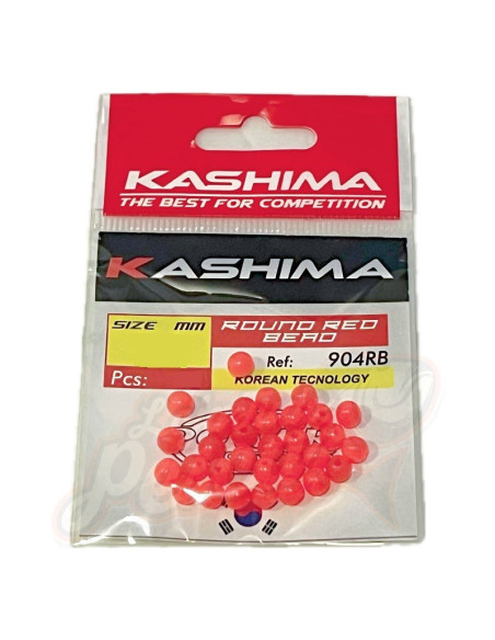 Missanga Kashima Round Red Bead 904RB Tam. 5.0mm