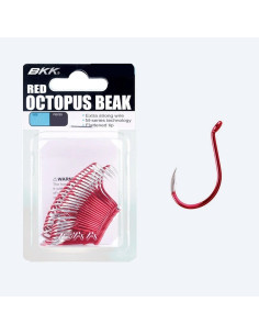 BKK Red Octopus Beak BrT Red Nº6/0 25pcs